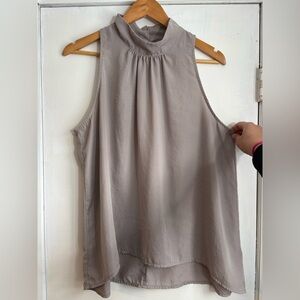Prologue Light Gray Sleeveless Blouse